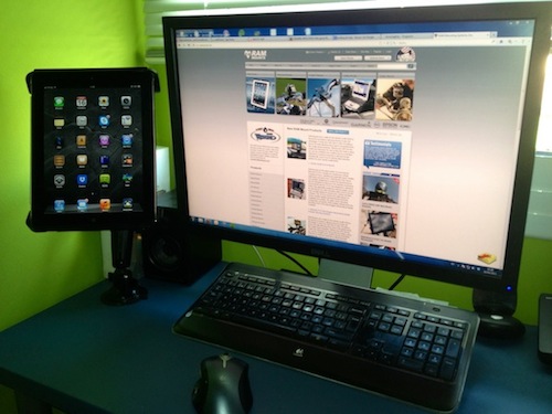 Buzz Article: Desk mounting an iPad