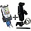RAM Mount Powered iPaq 4100 PDA Strap Mount RAM-B-108-CO4PU (RAM-B-108-CO4PU)