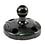 RAM Mount Plastic Round Base with Snap Link Ball (RAP-SB-202U)