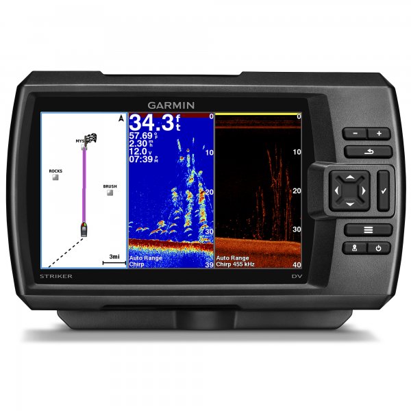 Garmin STRIKER 7dv Fishfinder with CHIRP DownVu Transducer