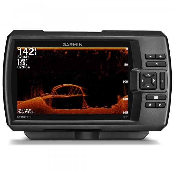 Garmin STRIKER 7dv Fishfinder with CHIRP DownVu Transducer
