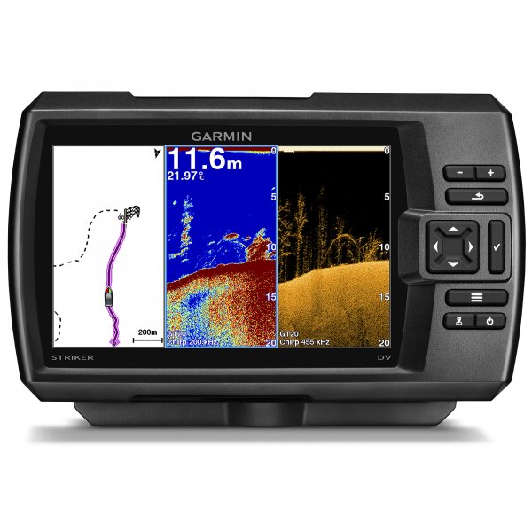 Garmin STRIKER 7dv Fishfinder with CHIRP DownVu Transducer