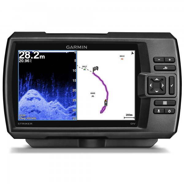 Garmin STRIKER 7dv Fishfinder with CHIRP DownVu Transducer