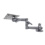 RAM Mount Horizontal Post Dual Swing Arm VESA Plate Mount