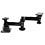 RAM Mount Horizontal Dual Straight Swing Arm with Post Plate