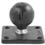 RAM Mount Rectangular 2 x 2 inch Plate with 1.5 inch Ball