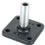 RAM Mount Square Base Plate with 0.5 inch Post