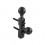 RAM Mount Motorcycle Handle Base with Double 1 inch Ball