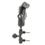 RAM Mount Cradle Plate Motorcycle Handle Mount Extra 1.0 Ball
