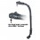 RAM Mount Transducer Arm Mount with Open Socket for 1 inch B-Ball Additional Photo #1