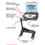 RAM Mount Chrysler and Dodge Dual Arm Laptop Vehicle Mount