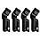RAM Mount 4 Pack Curved Side Leg Keepers for RAM Laptop Tray