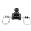 RAM Mount Dual Stainless Steel Rail U-Bolt Base with 1 inch Ball
