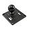 RAM Mount Square 75mm VESA Monitor Plate with 1.5 inch Ball