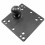 RAM Mount VESA 75 100 Compatible Monitor Plate with 1.5 inch Ball