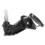 RAM Mount Square 4.0in Rail Clamp Base with 0.5 inch Post
