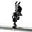 RAM Mount Garmin StreetPilot c3xx Zinc U-Bolt Rail Short Mount