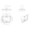RAM Mount Motorcycle Reservoir Center Cover Base Additional Photo #1