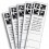 Geocaching Micro Log Strips 5 Set