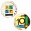 Geocaching Micro 10 Year Anniversary Geocoin