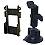 RAM Mount Radio Belt Clip Bar Locking Suction Cup Mount Additional Photo #1