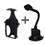 RAM Mount iFinder Gooseneck Suction Mount RAP-105-6224-LO2U