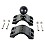 RAM Mount Rail Clamp Base 2 inch with 1.5 inch Ball