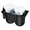 RAM Mount Console Plate 4 inch Dual Cup RAM-FP-CUP1F
