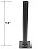 RAM Mount Tele-Pole 18 inch Long Female Base