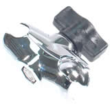 RAM Mount Chrome 1.75 inch Long Arm with Double 1 inch Sockets