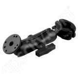 RAM Mount Round Plate on Rail Clamp Mount Base with 1.5 inch Ball RAM-101U-271-12
