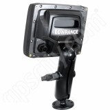 RAM Mount Lowrance Elite-5 and Mark-5 Series Adapter on Flat Surface Mount