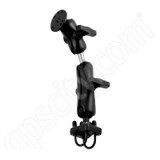 RAM Mount 2.5in dia Plate Mount with Standard and Short Arm on Dual U-Bolt Base