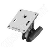 RAM Mount Square 75mm VESA Plate on Short Arm with 1.5 inch Open Socket