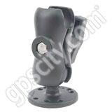 RAM Mount Short Round Plate 1.5 inch Socket End RAM-103U-B