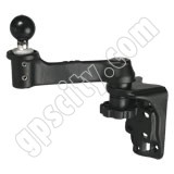 RAM Mount Vertical Base Single Swing Arm with 1.5 inch Ball End