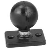 RAM Mount Rectangular 1 x 2 inch Plate with 1.5 inch Ball