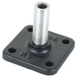 RAM Mount Square Base Plate with 0.5 inch Post