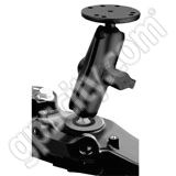 RAM Mount Round Plate in 0.38-16 Male Thread Mount