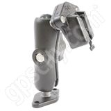 NPI RAM Diamond Plate Mount with Belt Button Clip