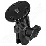 RAM Mount Open Socket Arm System with Round Base and Short Arm