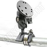 RAM Mount Strap Rail Base with Short Arm Round Assembly