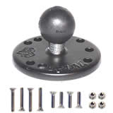 RAM Mount Universal Hardware and Round Plate Cradle RAM Mount Universal Hardware and Round Plate Cradle