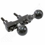 RAM Mount Motorcycle Handle Base with Dual 1 inch Ball