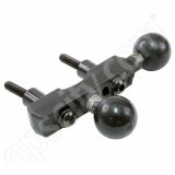 RAM Mount Motorcycle Handle Base with Double 1 inch Ball