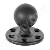 RAM Mount 3.68 inch dia Plate with 6 holes and 2.25 inch Ball