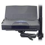Mounting the RAM Printer Cradles with a Vehicle Laptop Mount - Click for larger view