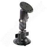 RAM Mount Locking Suction Round Mount with Plastic Arm