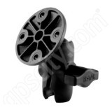 RAM Mount Short Plastic Open Socket Arm System with Round Base RAP-B-103U-A