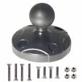 RAM Mount Plastic Universal Hardware and Round Plate Cradle RAM Mount Plastic Universal Hardware and Round Plate Cradle